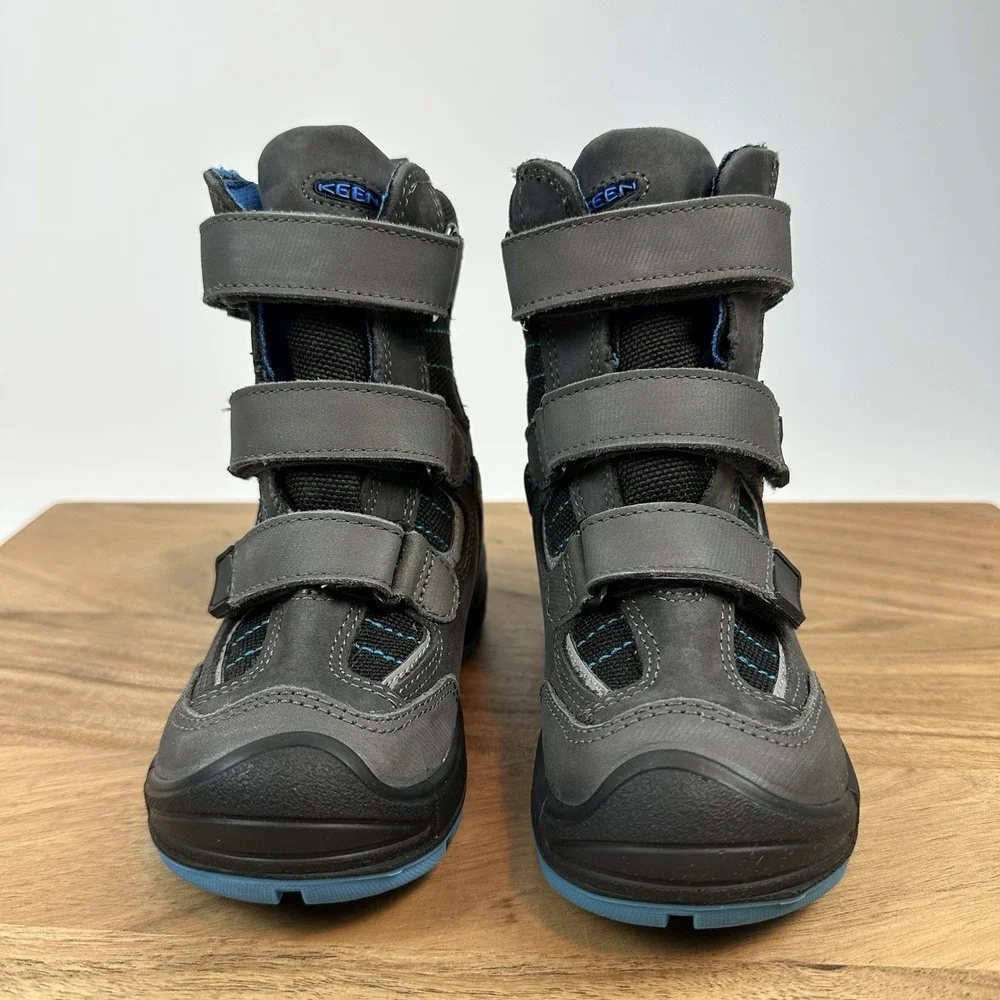 New Little‎ Kids Keen Redwood Winter Waterproof Gray Lined Ankle Boots Size 9 C